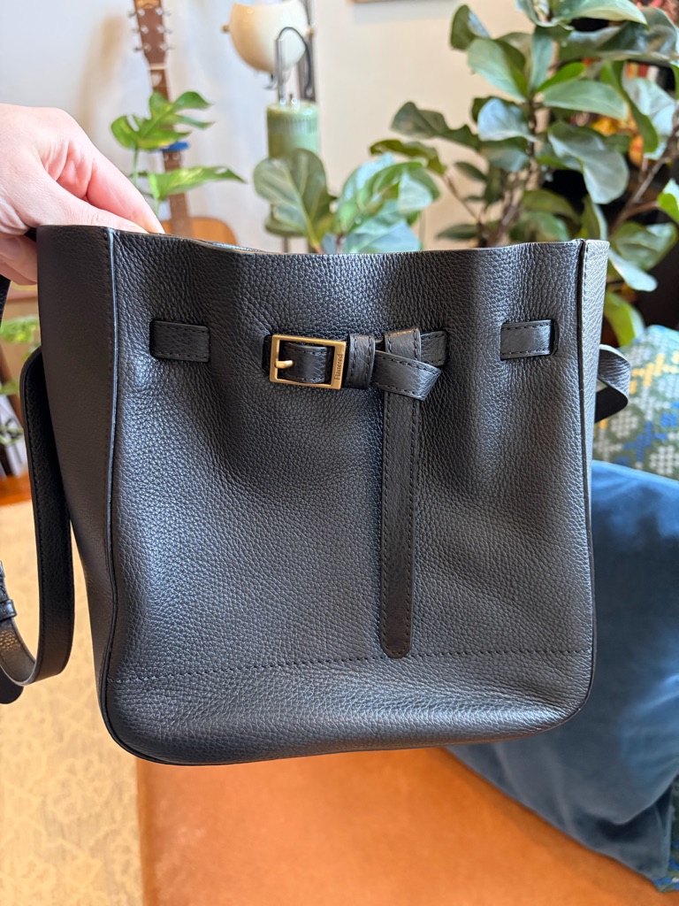 Flattered Bo Mini Bucket Leather - Black